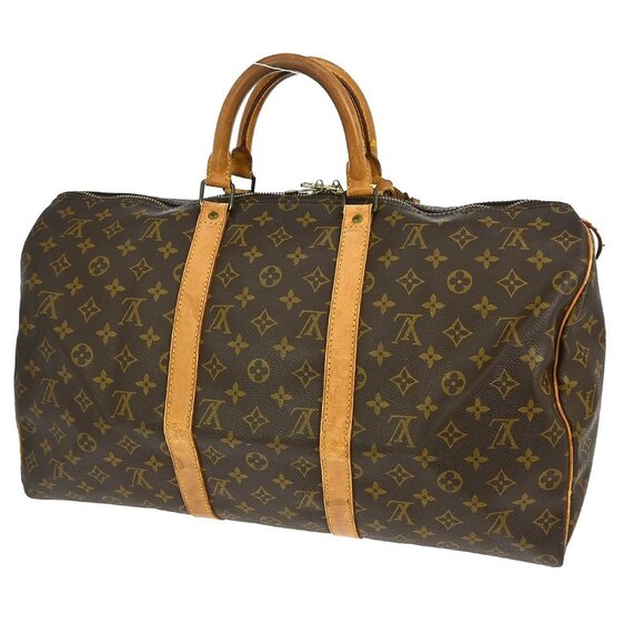 LOUIS VUITTON KEEPALL 50 TRAVEL HANDBAG MONOGRAM M41426 MB0950 NQ02374 BN02 - Picture 2 of 10